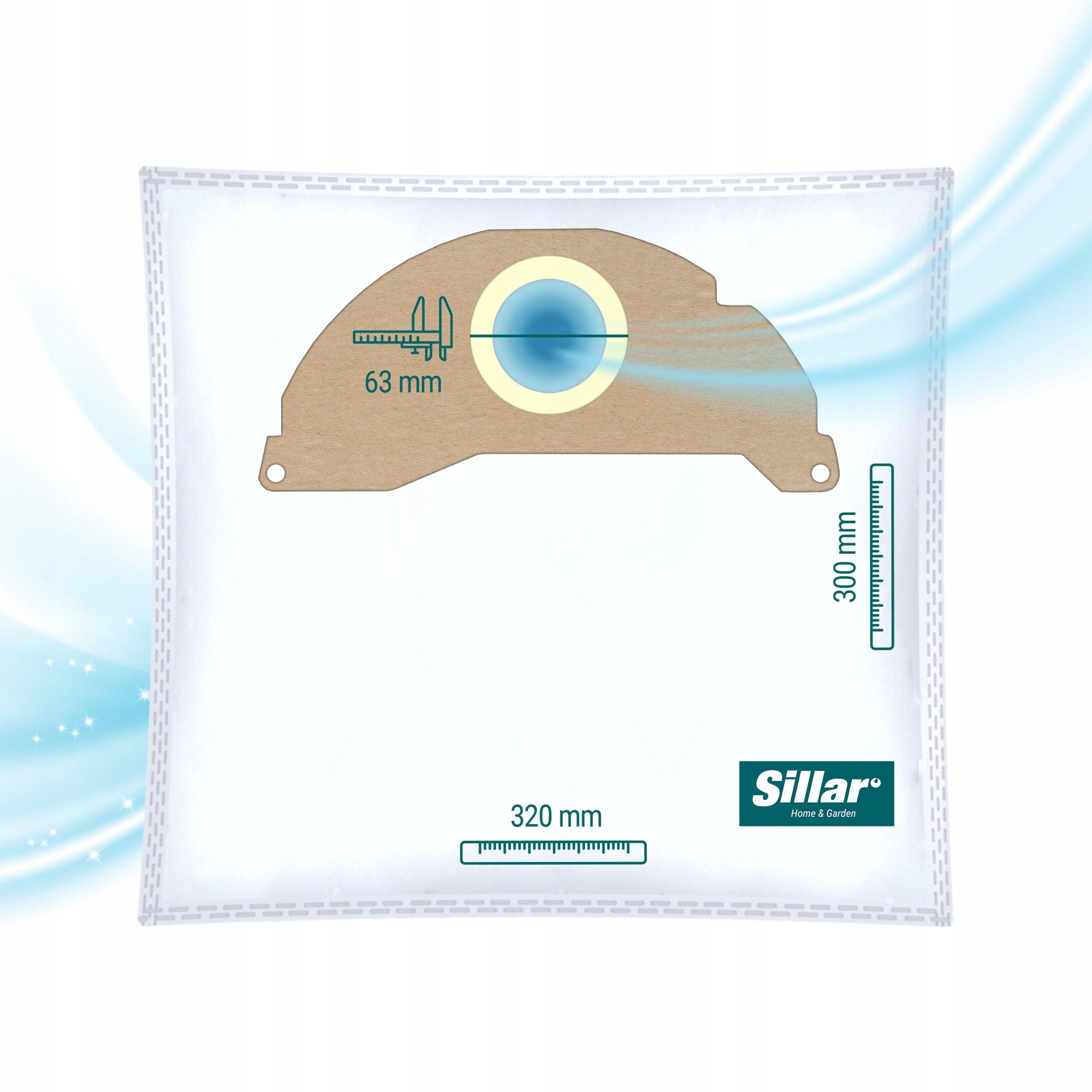 Sillar bags for vacuum cleaner Kärcher A2004 MV2 WD2 WD2.200 SE 2001 3001 15pcs Packaging status original