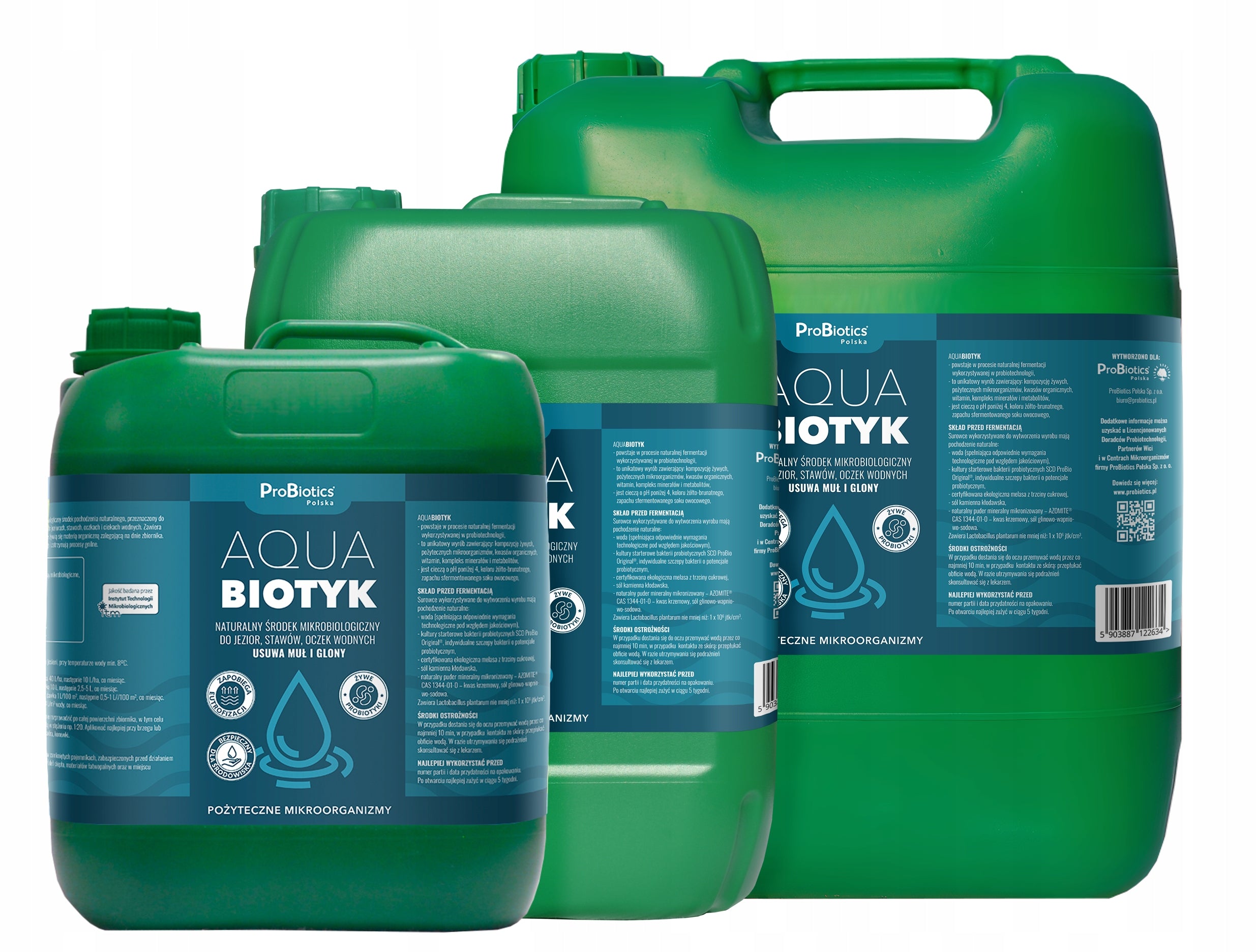 Silt and algae remover ProBiotics AquaBiotyk 5 l Manufacturer code 5903887122634