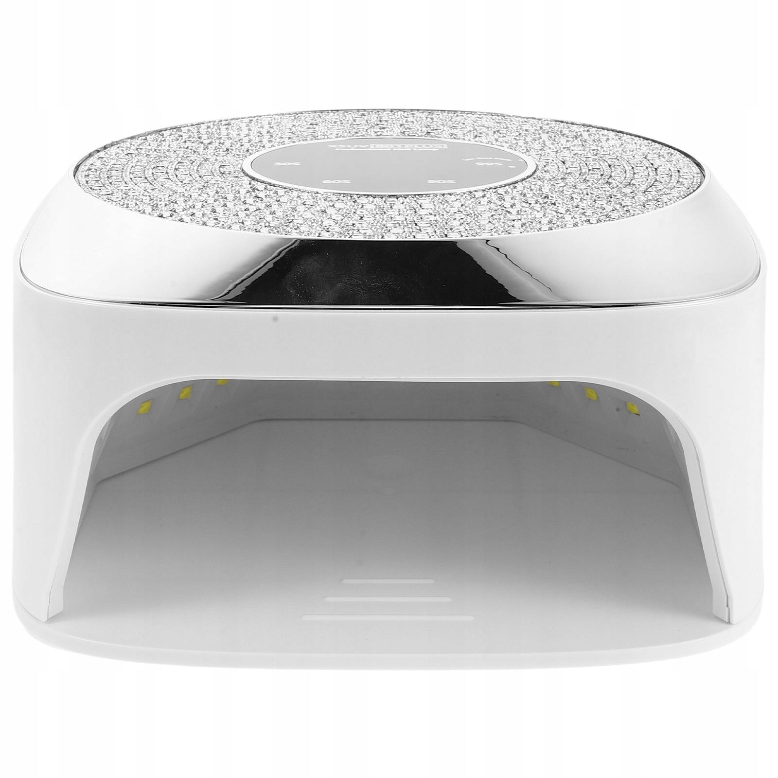 Silver Cordless Rechargeable LED Nail Lamp with Fast Uv Gel Curing Brand no brand