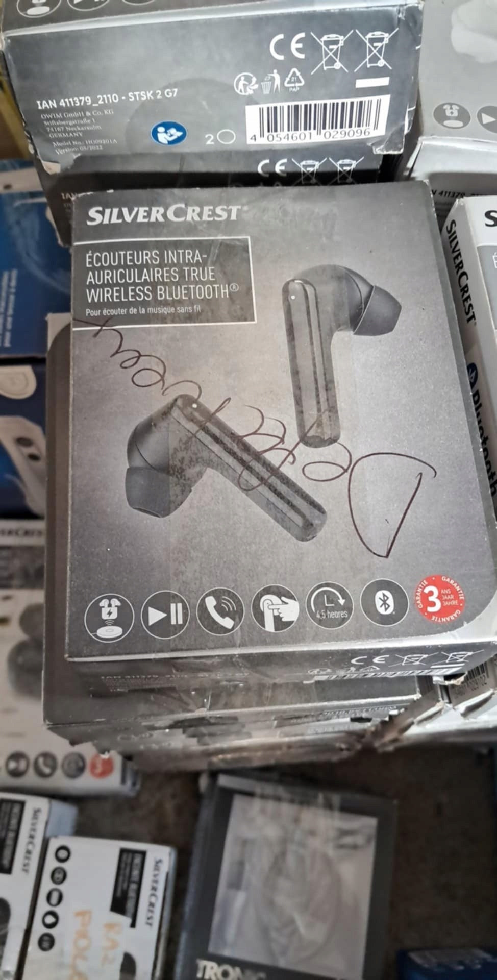 SilverCrest Wireless In-Ear Headphones Manufacturer code HG09201B