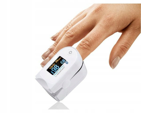 Silvercrest pulse oximeter with bluetooth application SPO 55 WHITE Medical device no
