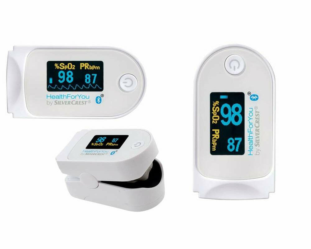 Silvercrest pulse oximeter with bluetooth application SPO 55 WHITE Packaging status original