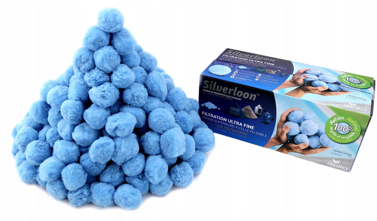 Silverloon 700g Filter Balls with Silver Ions = 25kg Sand Pump Filter