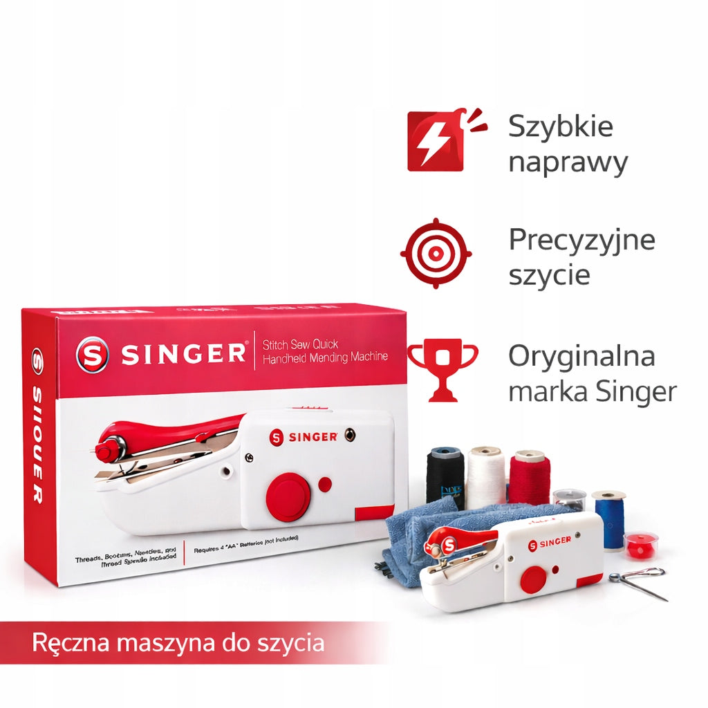 Singer mini hand sewing machine handheld DIY clothes repair