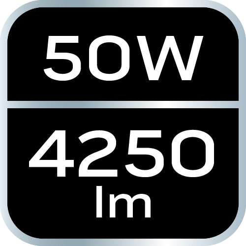 Single Headlight 50W SMD LED 4250lm 230V on Tripod 1.8m Length 180 cm