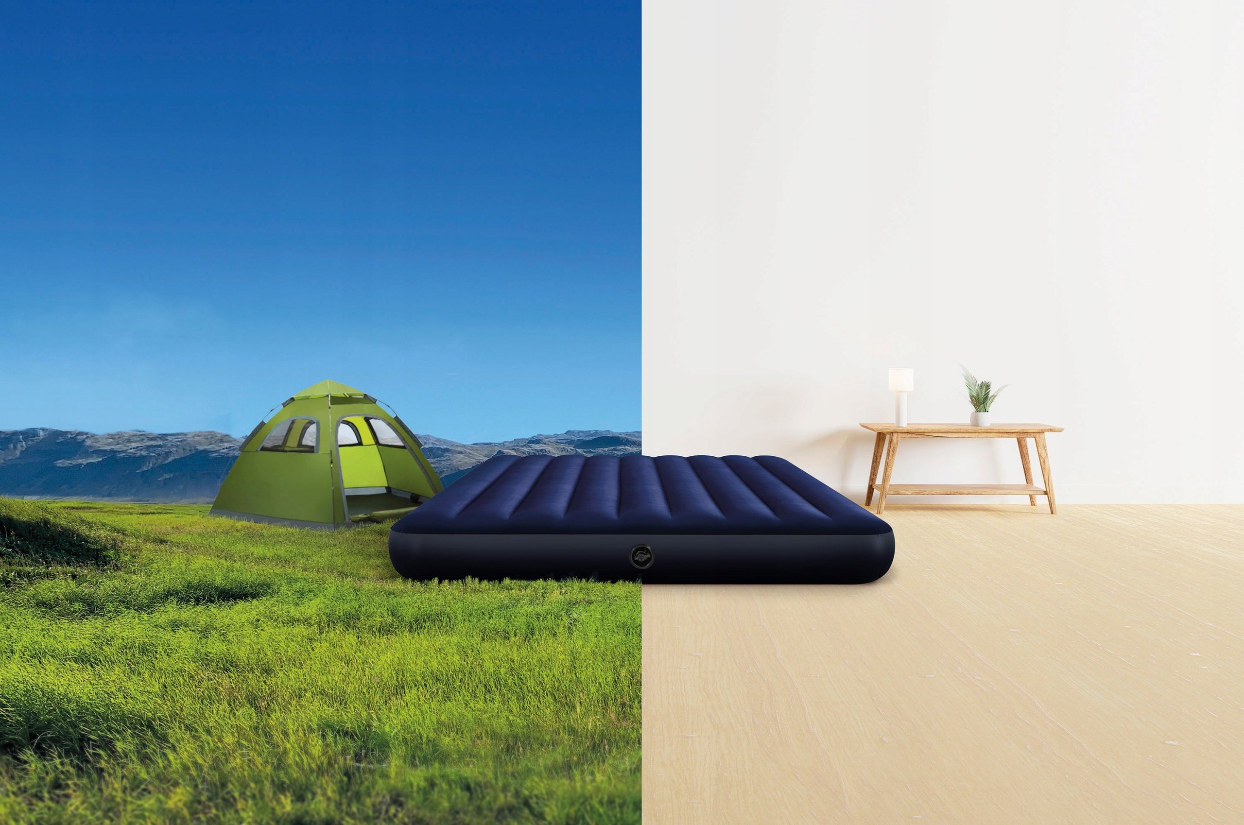 Single Inflatable Mattress 203 x 152 x 25 cm Velour Garnet Intex 64759 Manufacturer code 64759