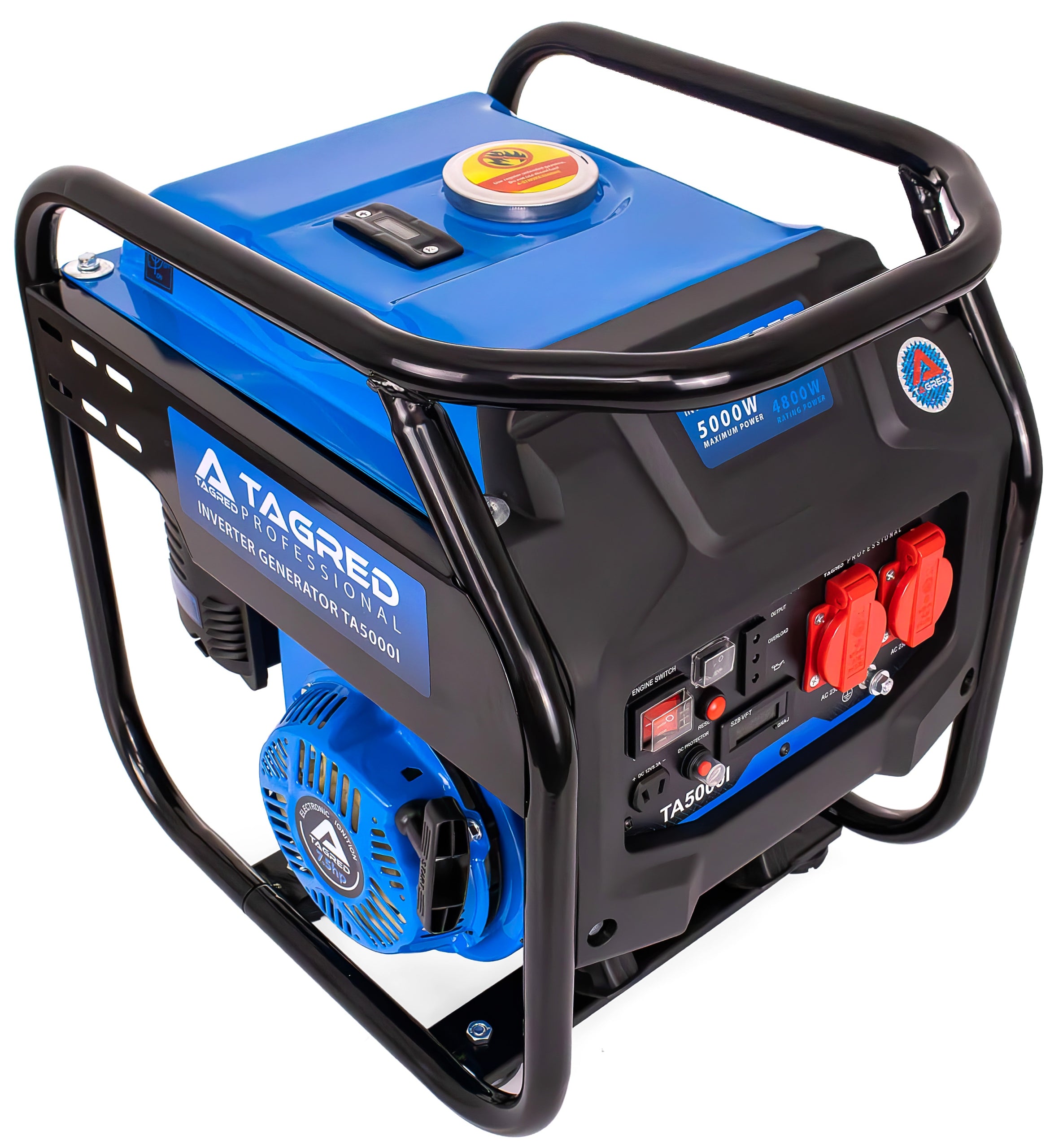 Single Phase Inverter GENERATOR 5000W COPPER + OIL GENERATOR Brand Tagred
