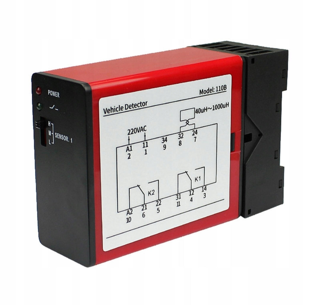 Single and two-way vehicle detector