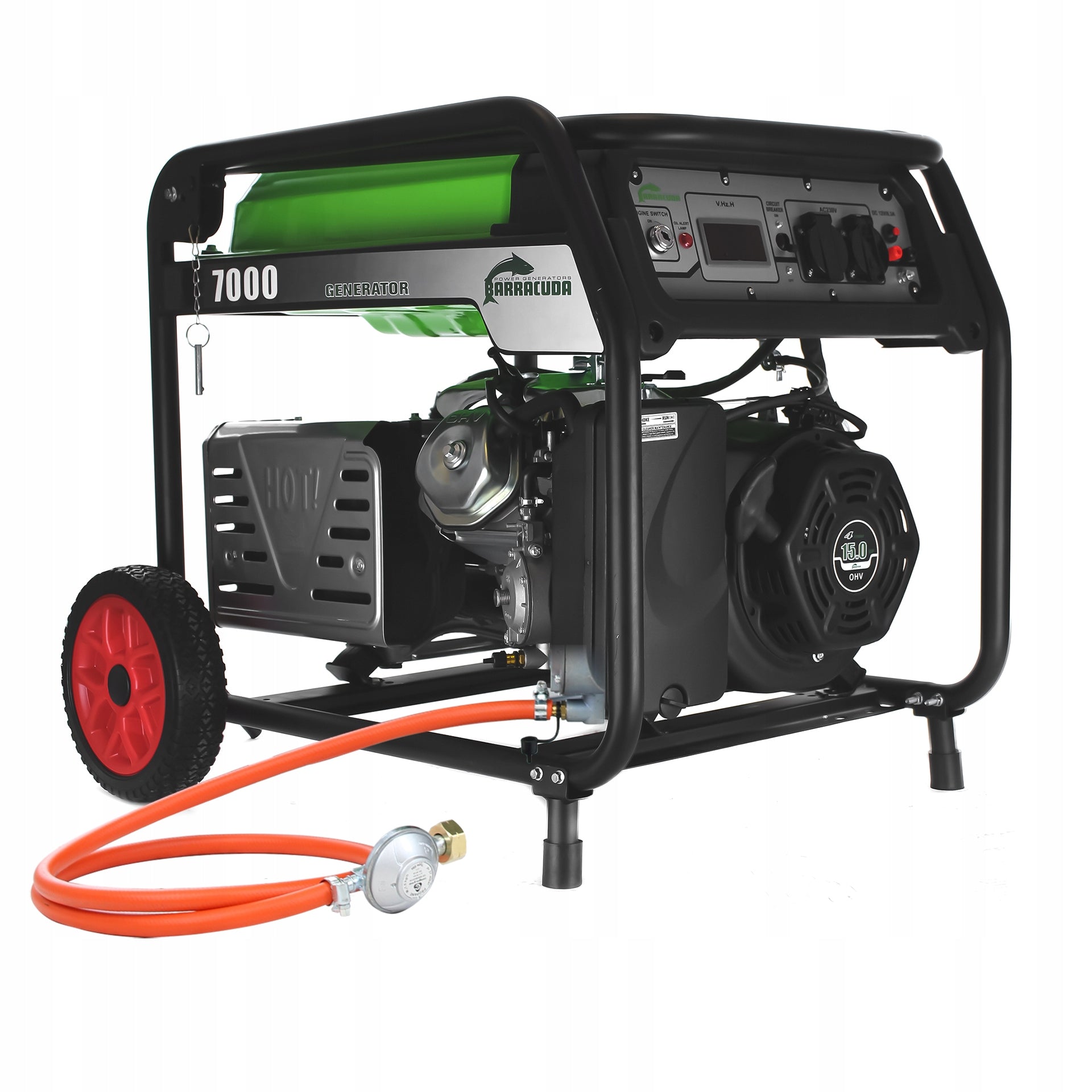 Single-phase generator set NA GAZ 7000 W 7kW 9kVA 230V LPG