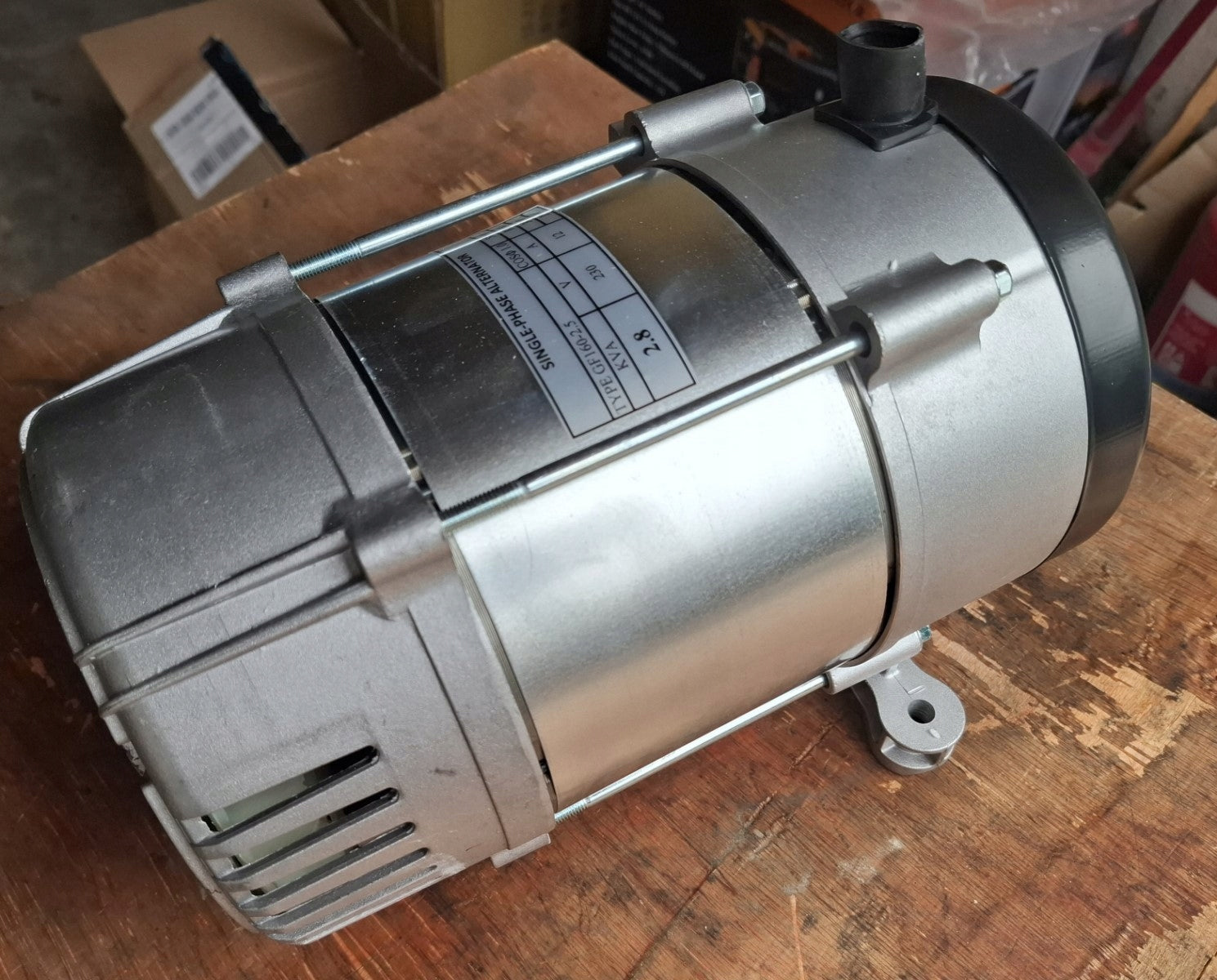 Single-phase generator unit with a power of 3,5 kW, AVR -copper