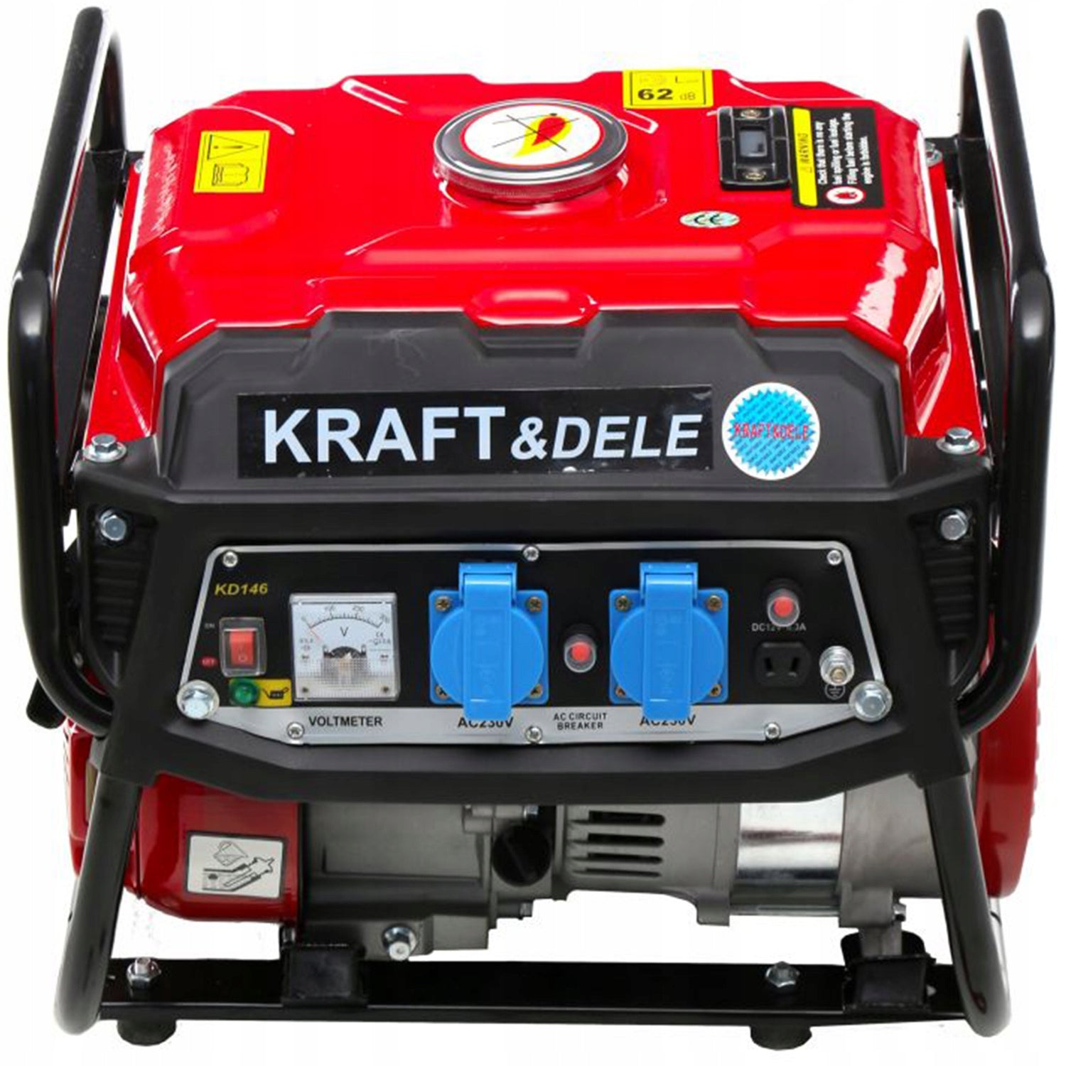 Single-phase portable generator set Kraft&Dele 1500 W petrol Model KD146