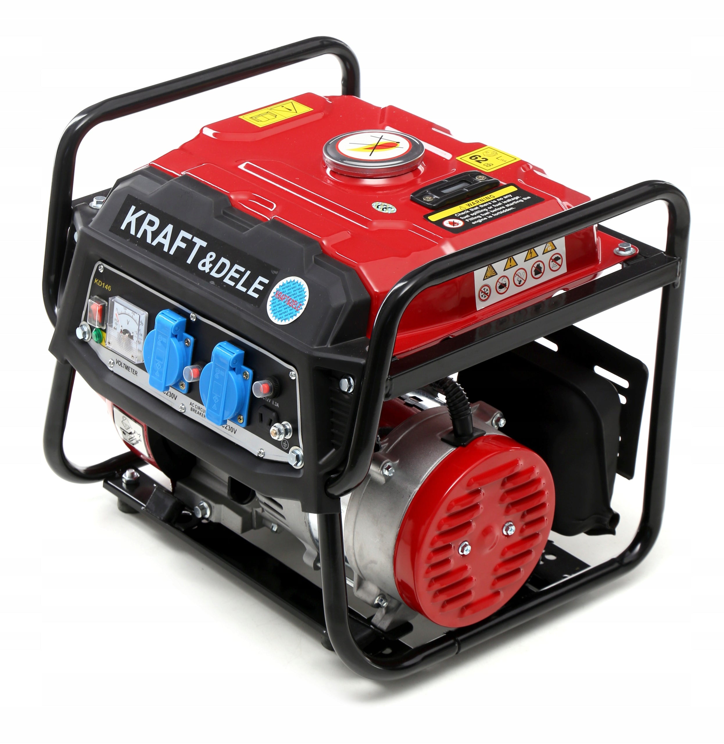 Single-phase portable generator set Kraft&Dele 1500 W petrol
