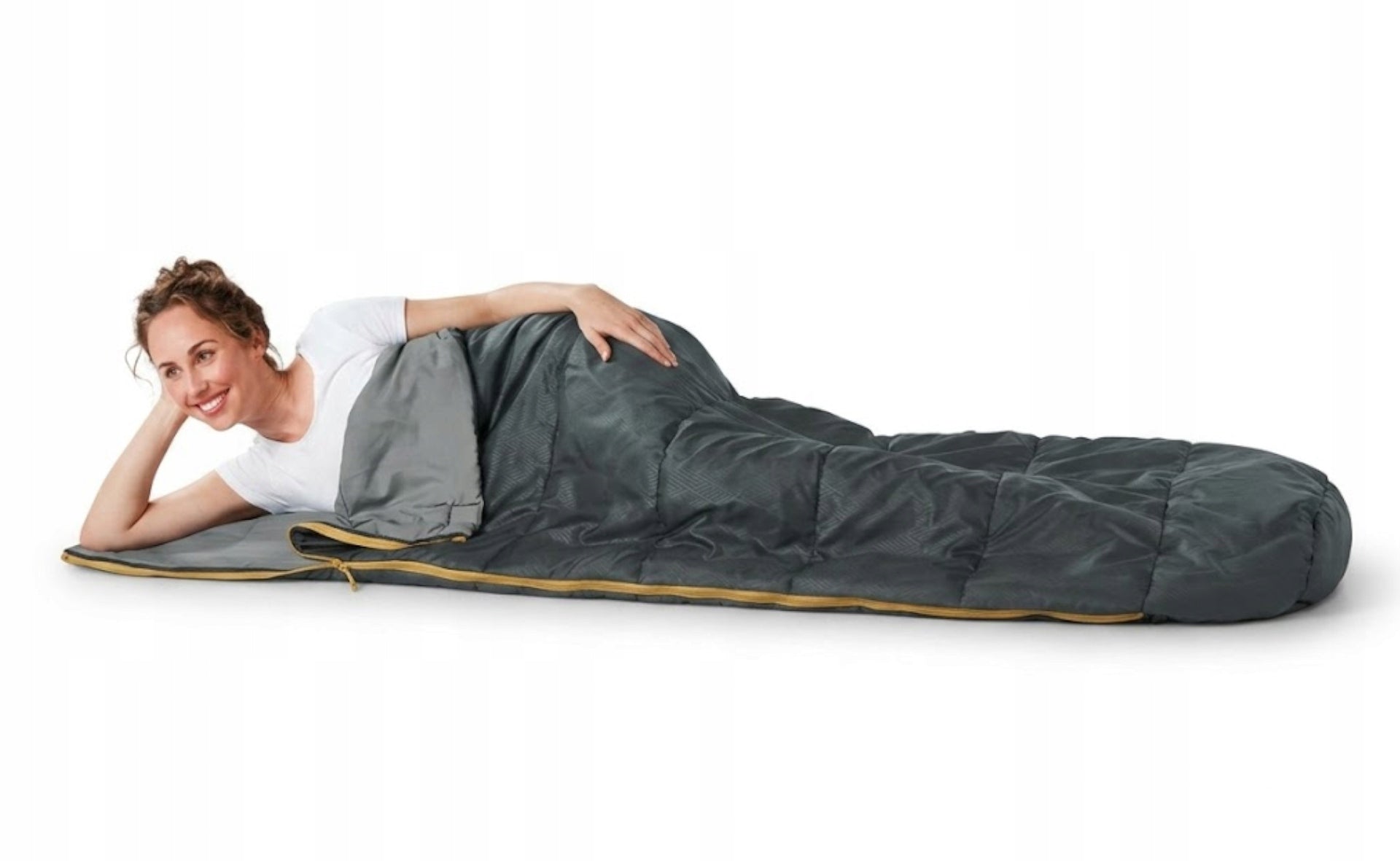 Single sleeping bag 200x80cm 7-11 degree combined grey Froyak Packaging status original