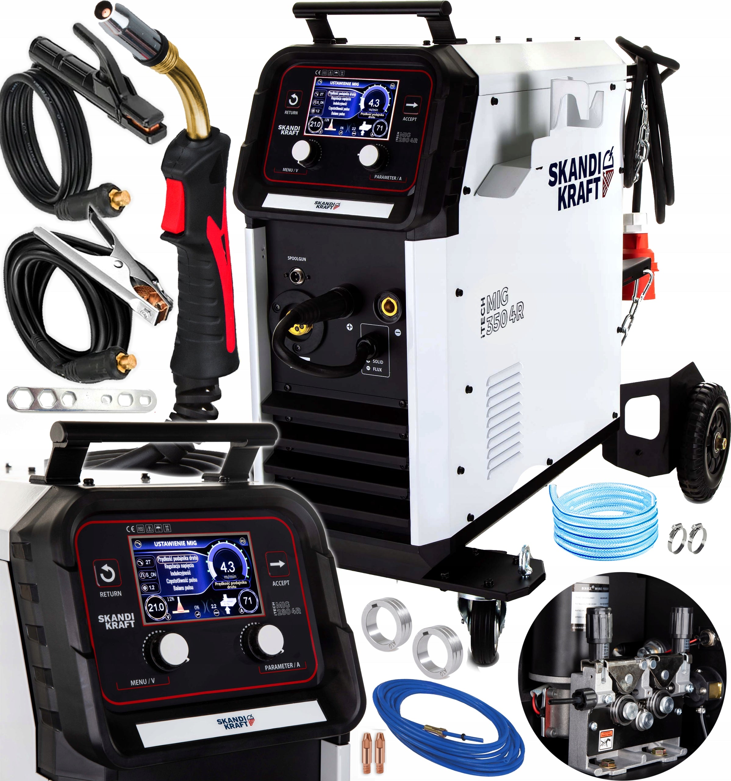 Skandi Kraft iTech MIG 350 4R 3in1 350A SYN inverter welder