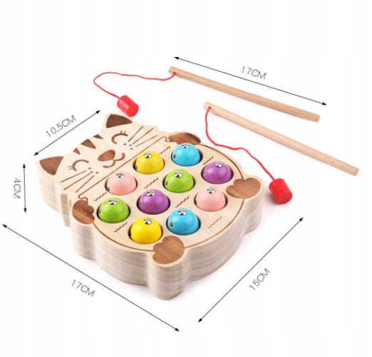 Skill Game Fishing for Kids Fishing Toy Wooden Manufacturer code 109663