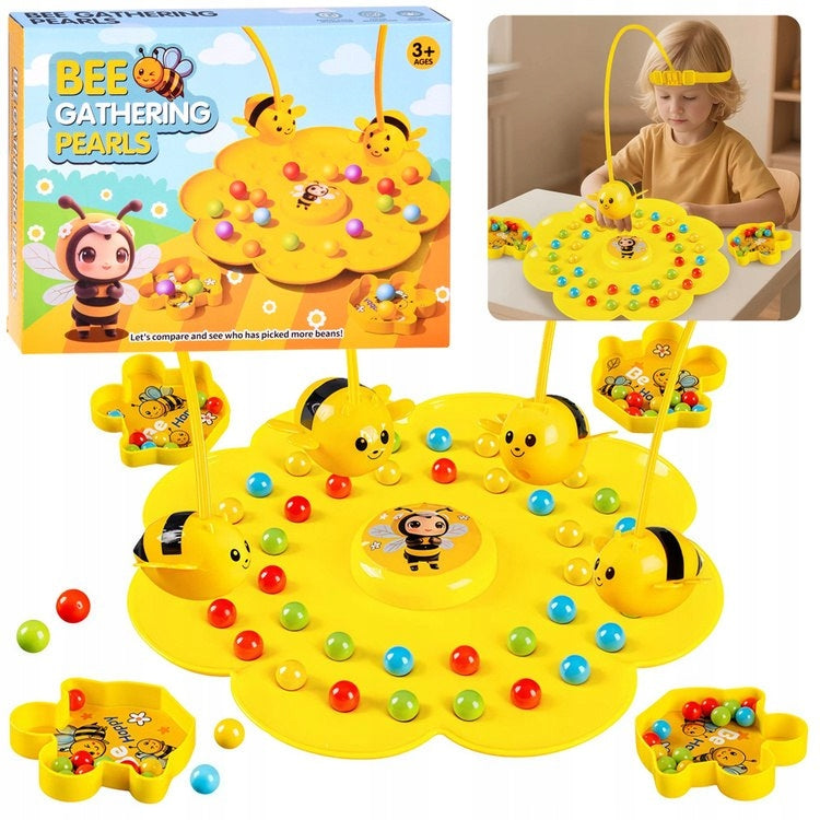 Skill family game magnetic Bees catch balls GR0771