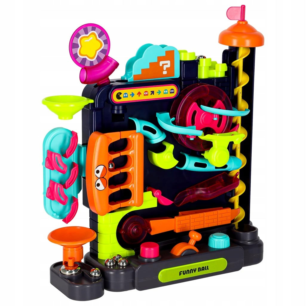 Skill game ball track with obstacles for balls Brand Ikonka