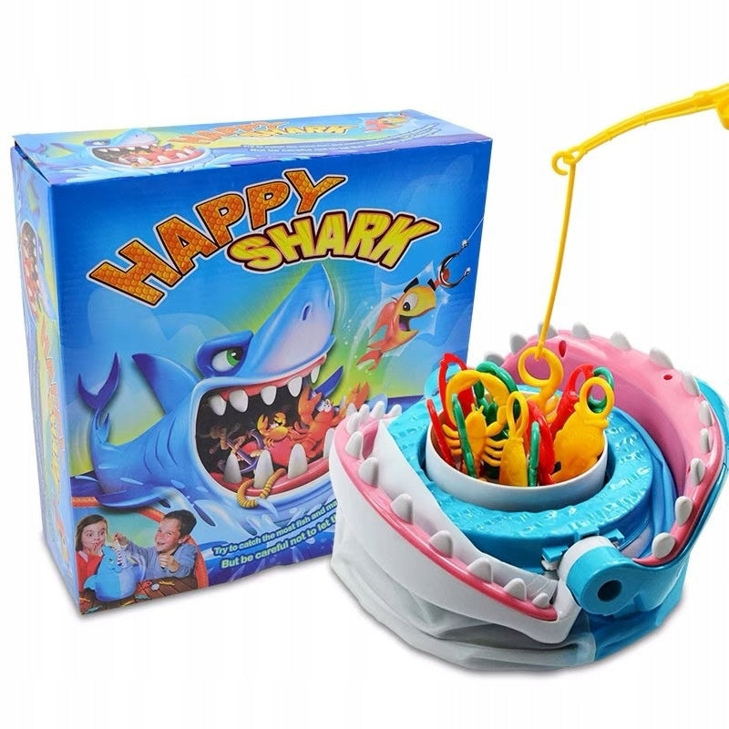 Skill game fishing shark family fishing rod for kids gift