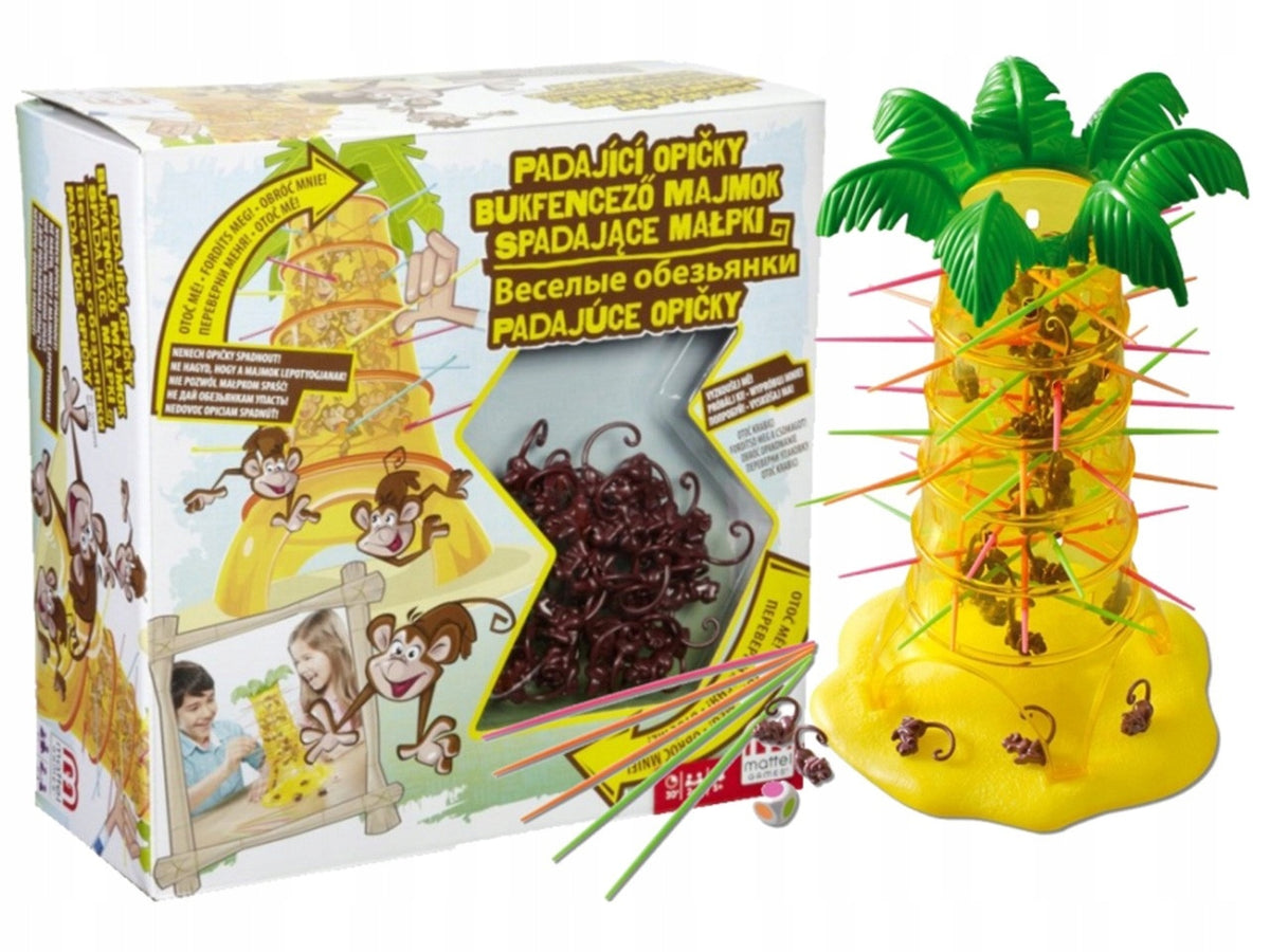 Skill game for children falling monkeys Mattel 52563