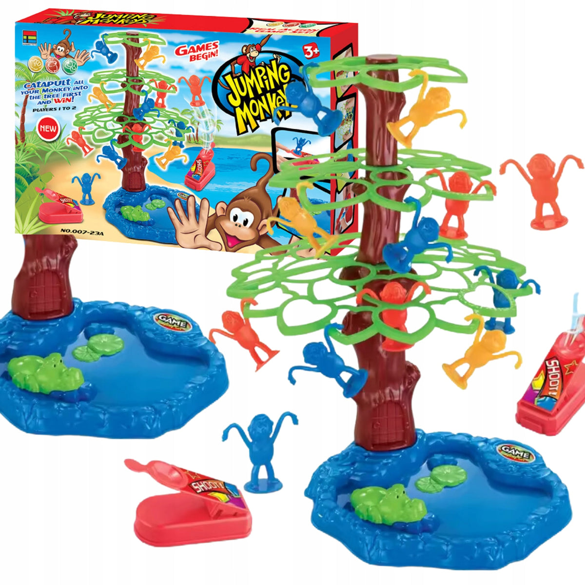 Skill game jumping monkeys for the whole family interactive