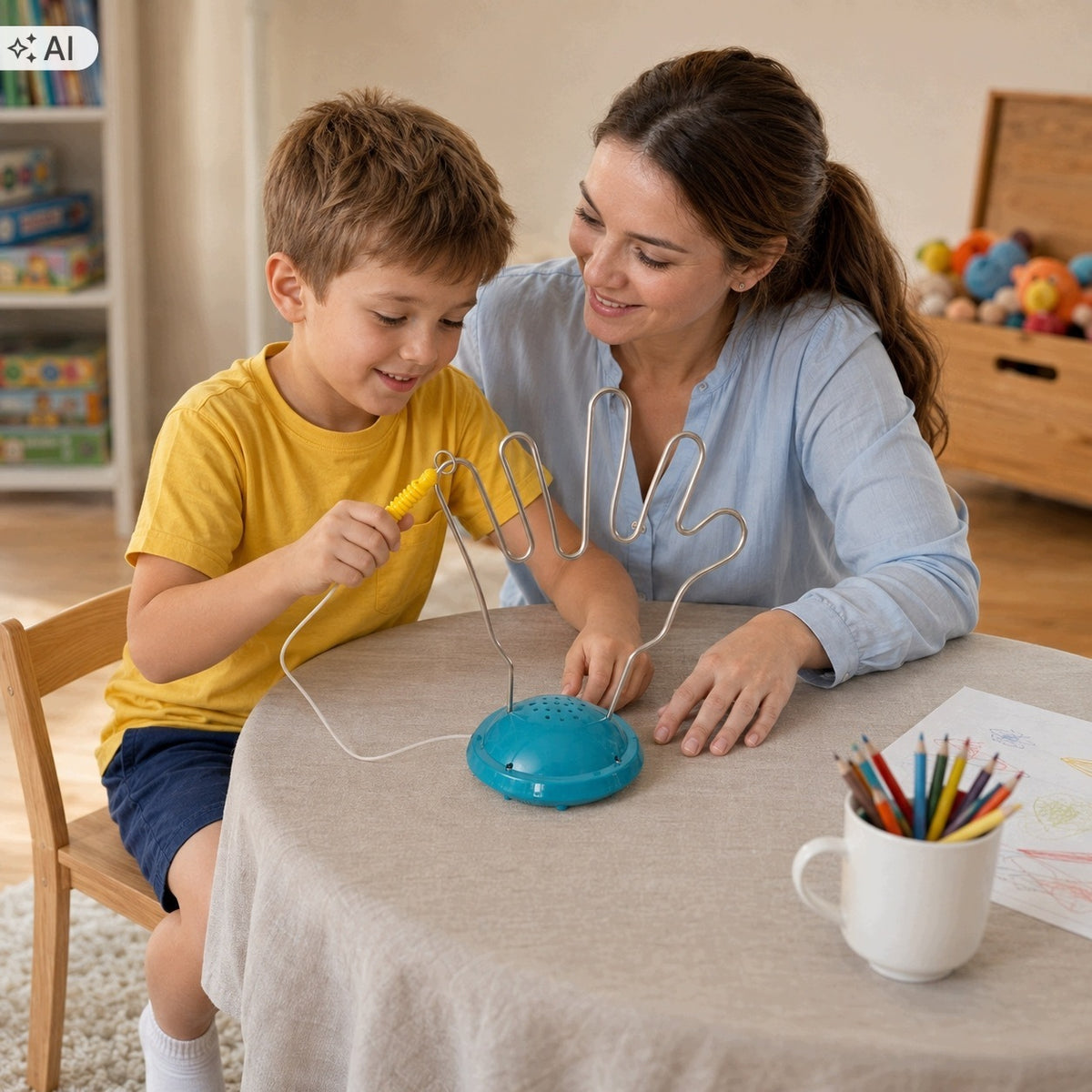 Skill game who will touch me hand shape beep fun 3+ Manufacturer code gra rodzinna kto mnie dotknie rodzinna