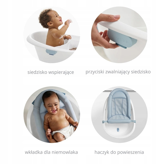 Skip Hop Baby Bathtub 4in1 Wave Color multicolor