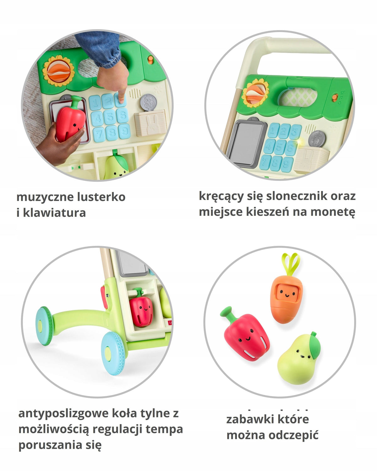 Skip Hop Interactive Toy Walker 5in1 Farmstand Color multicolor