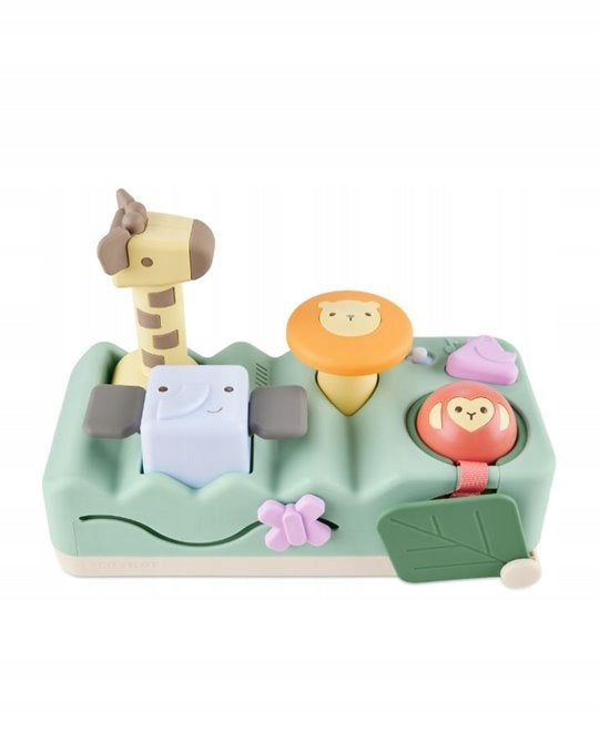 Skip Hop Musical Toy and Punch Geometric Animals 2in1