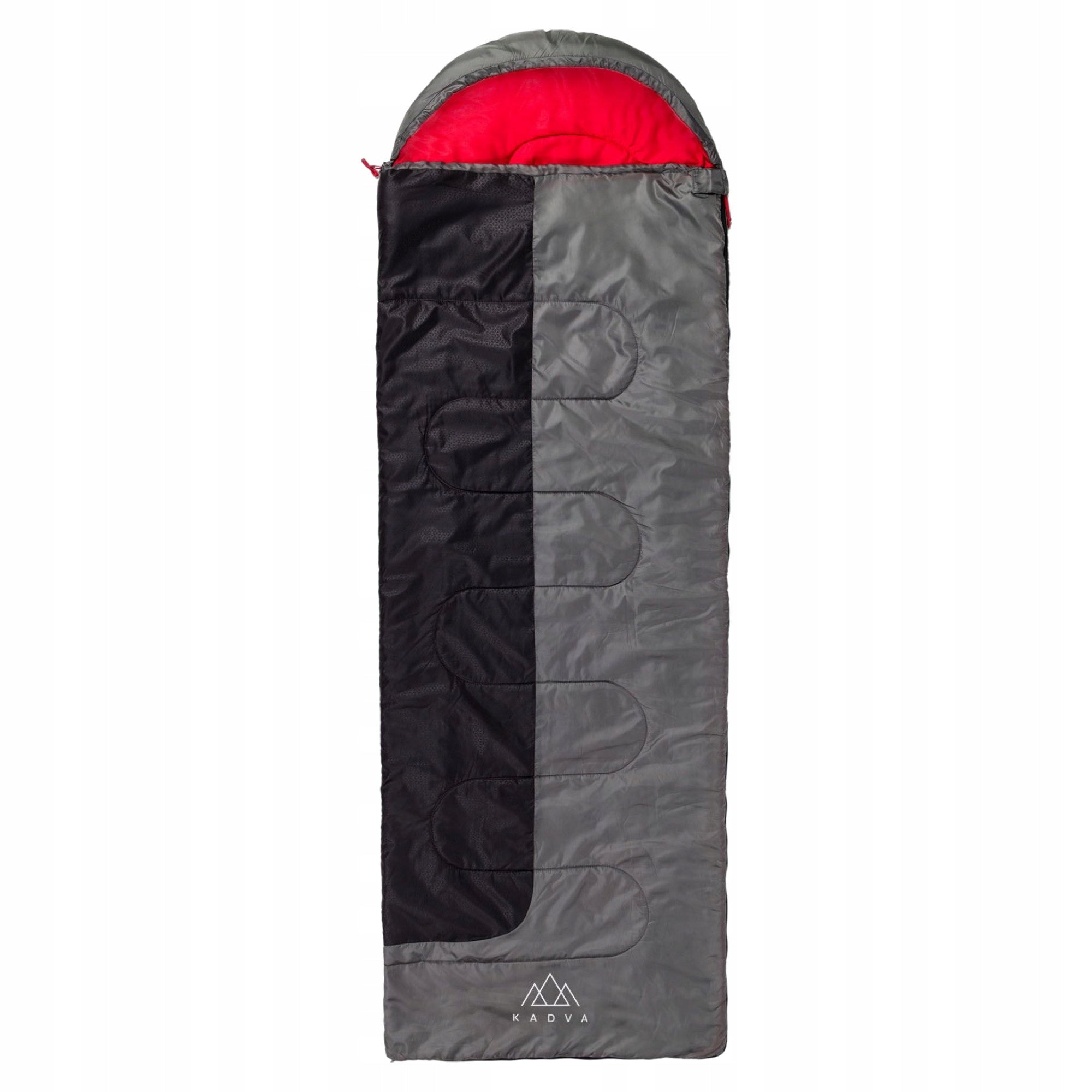 Sleeping bag KADVA Dorma L left grey 220x75 tourist light mummy cover