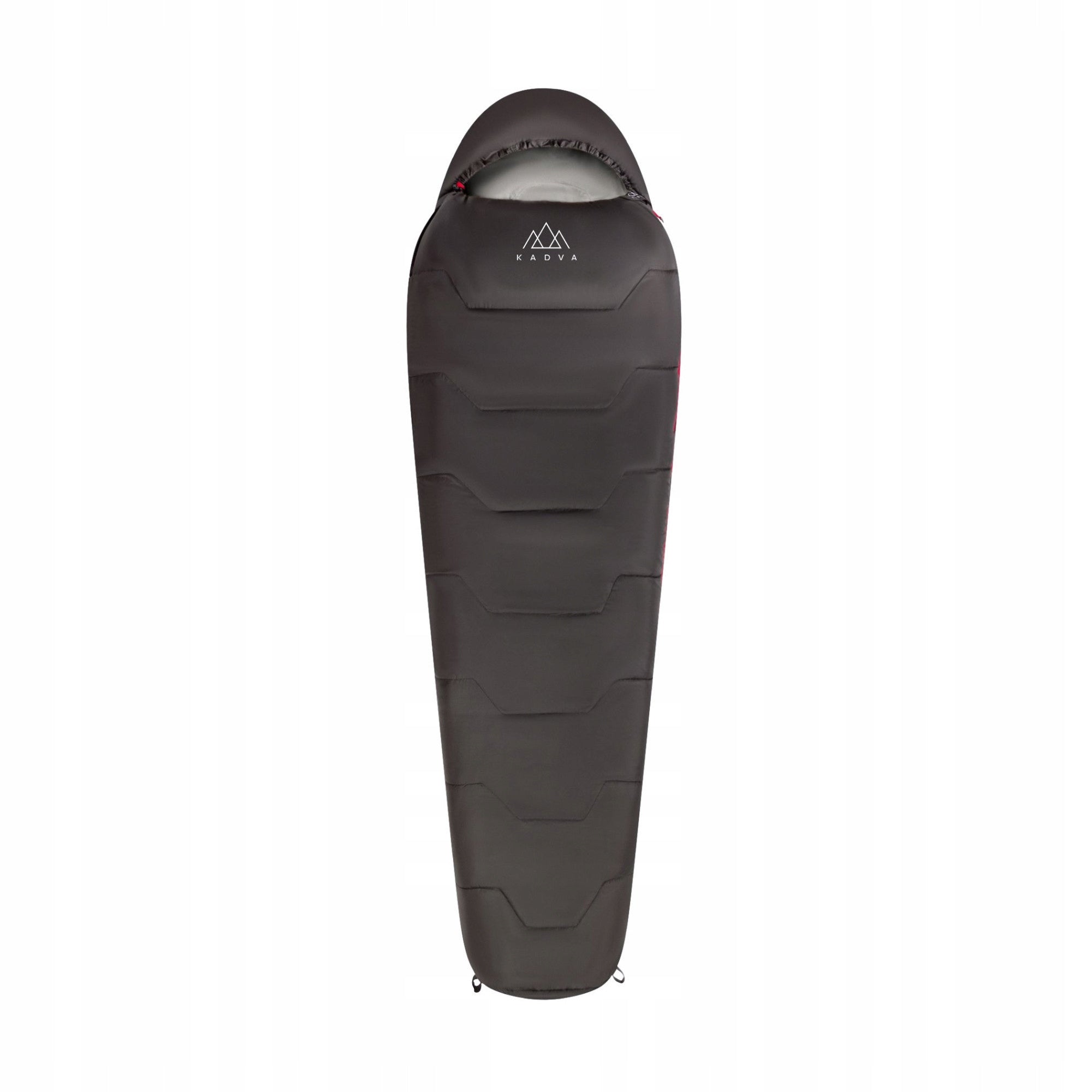 Sleeping bag KADVA Mumio L left black 230x80 light tourist with cover