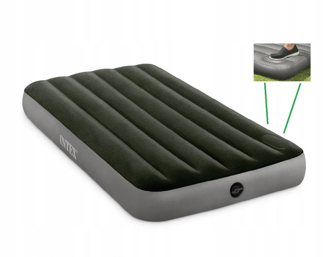 Sleeping mattress 99 x 191 x 25 cm with foot pump Intex