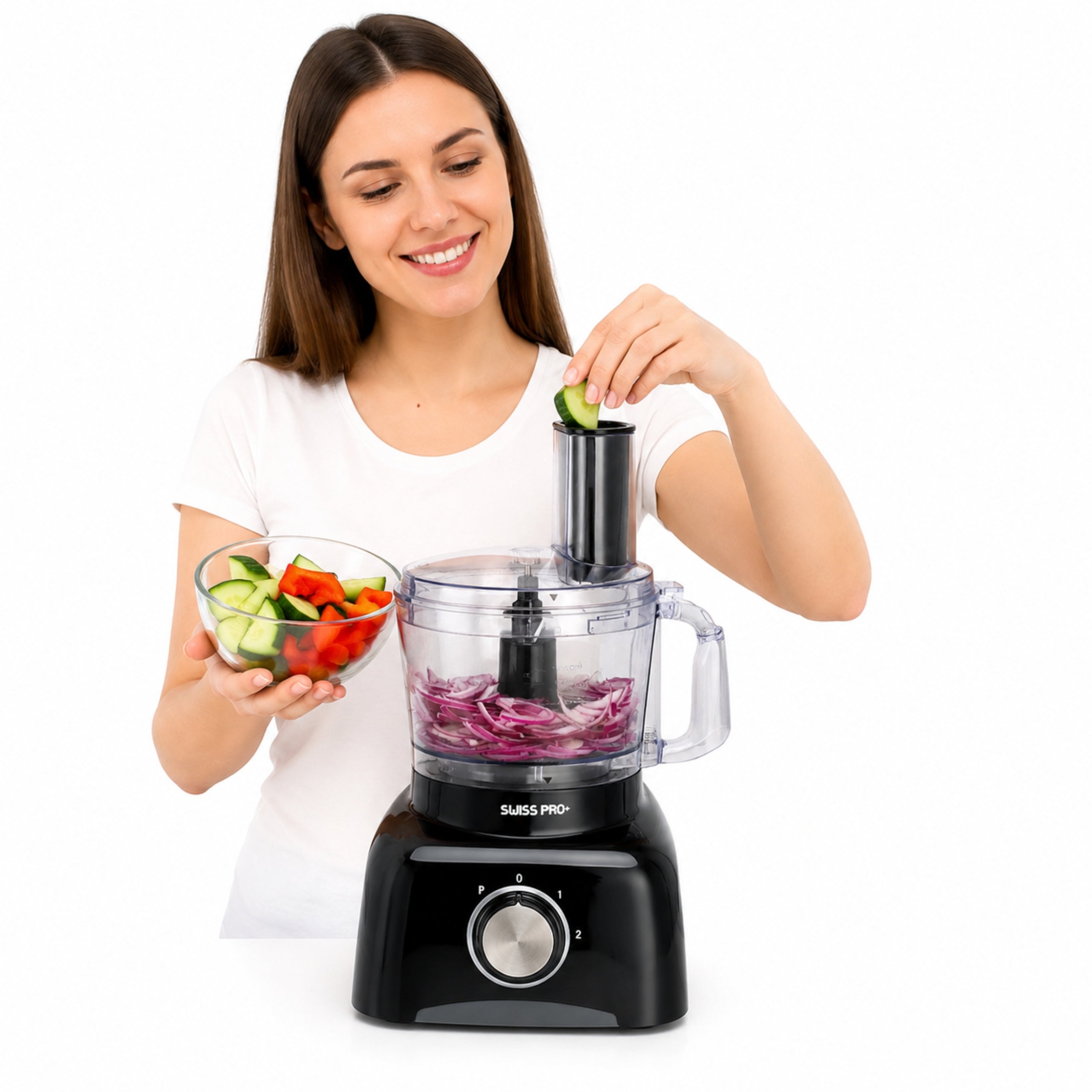 Slicer Electric Kitchen Blender Vegetable Shredder 800W 1,2L