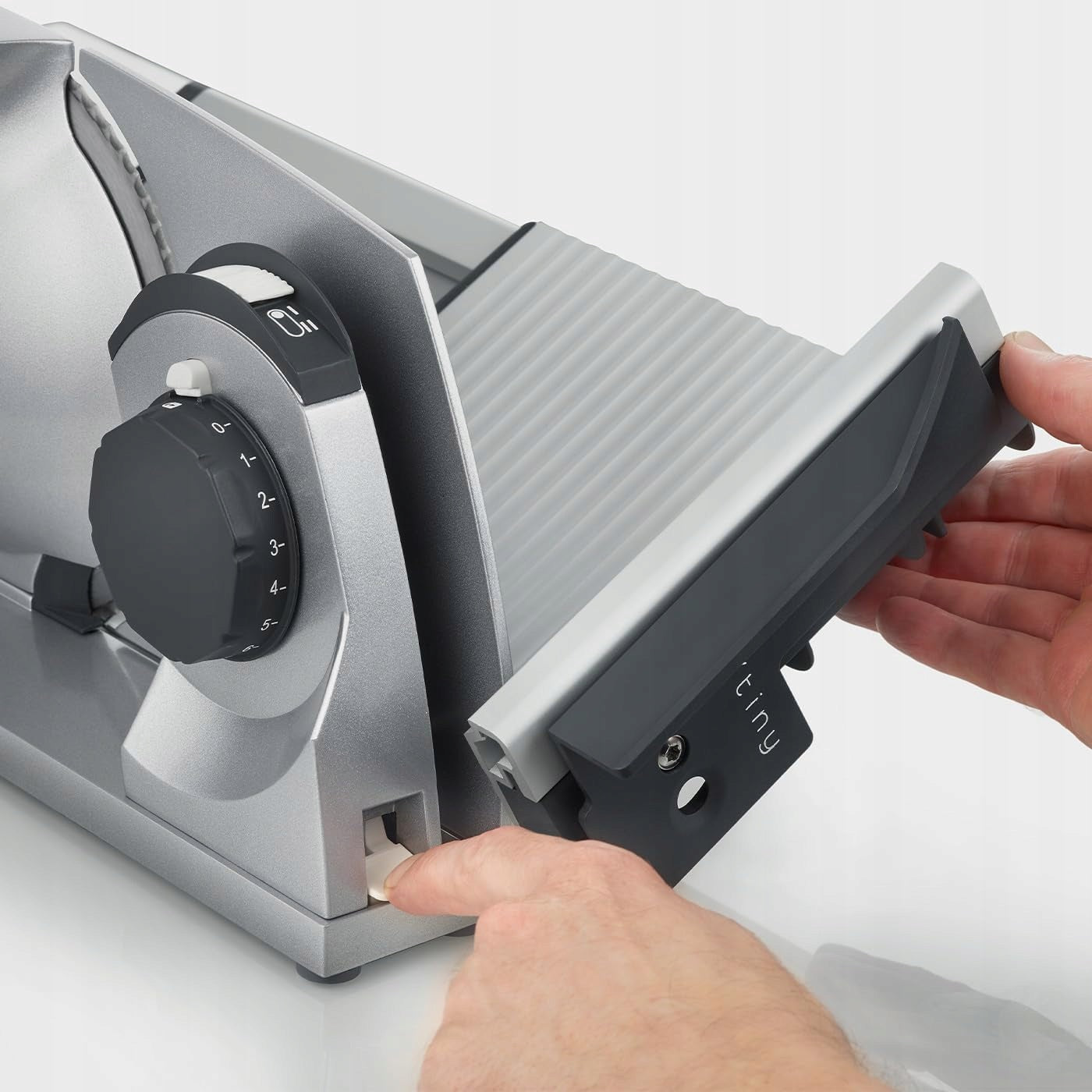 Slicer Graef MYtiny Twin silver/grey 170 W Packaging status original