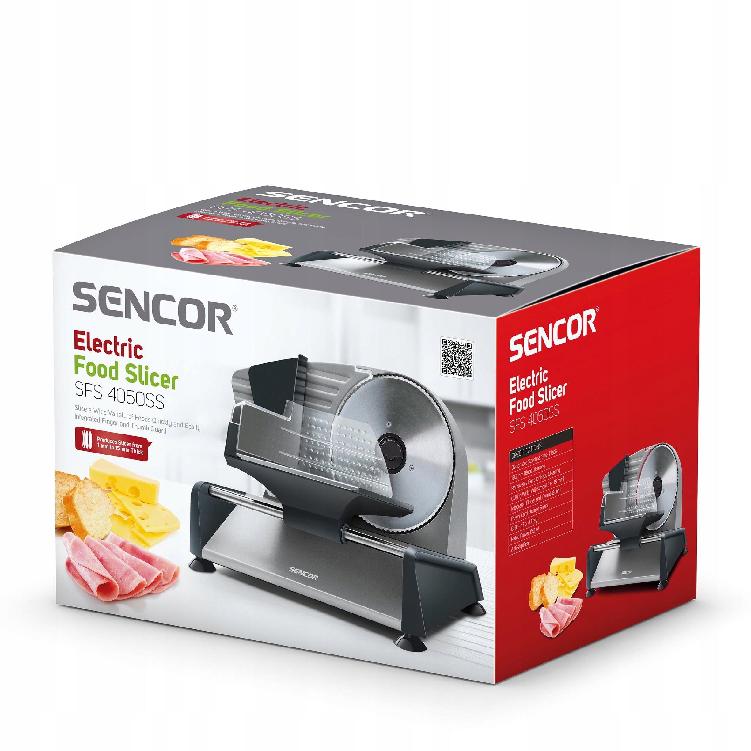 Slicer Sencor SFS 4050SS silver/grey 150 W + Freebie Packaging status original