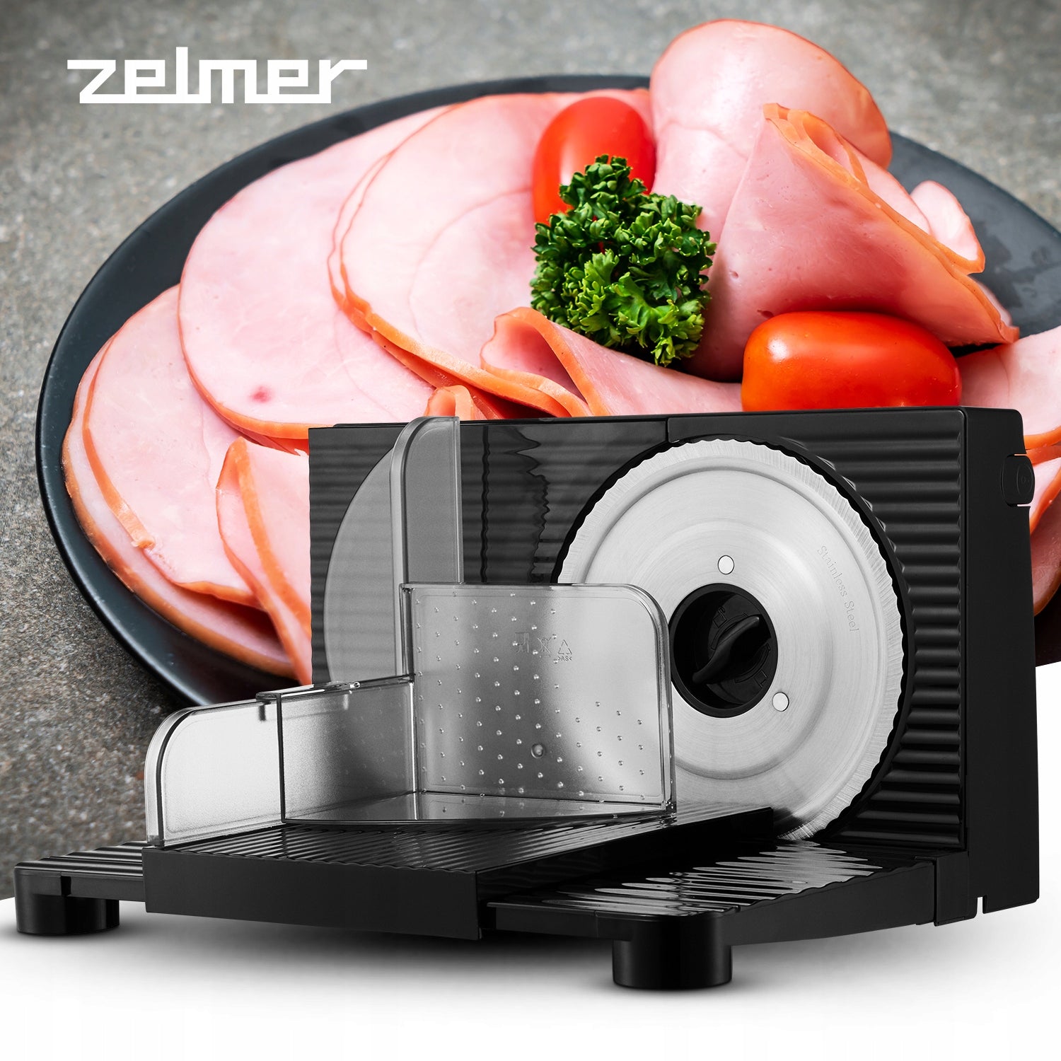 Slicer Zelmer ZFS0916B black 150W Packaging status original
