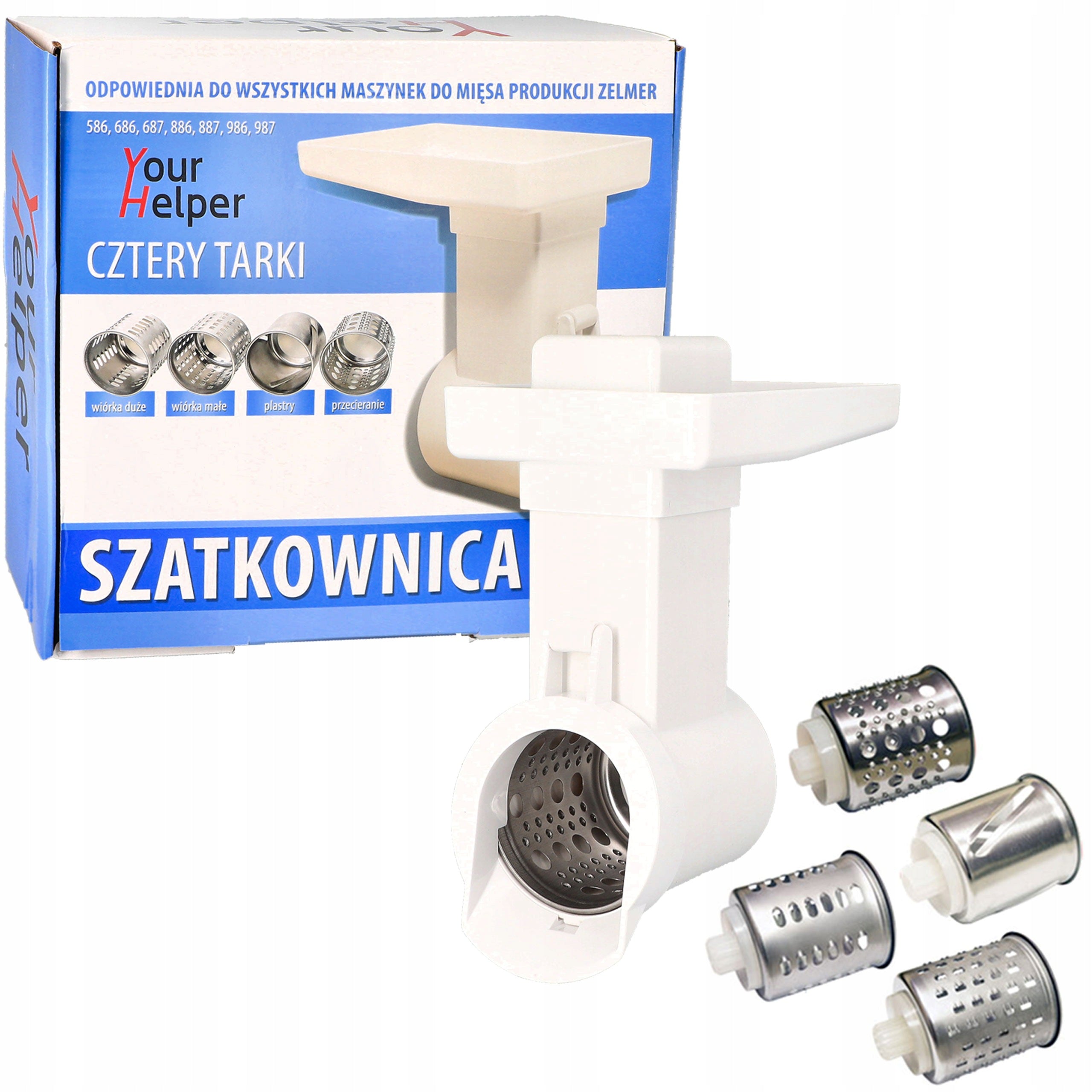 Slicer attachment for Zelmer Smapp machine for potato grinding