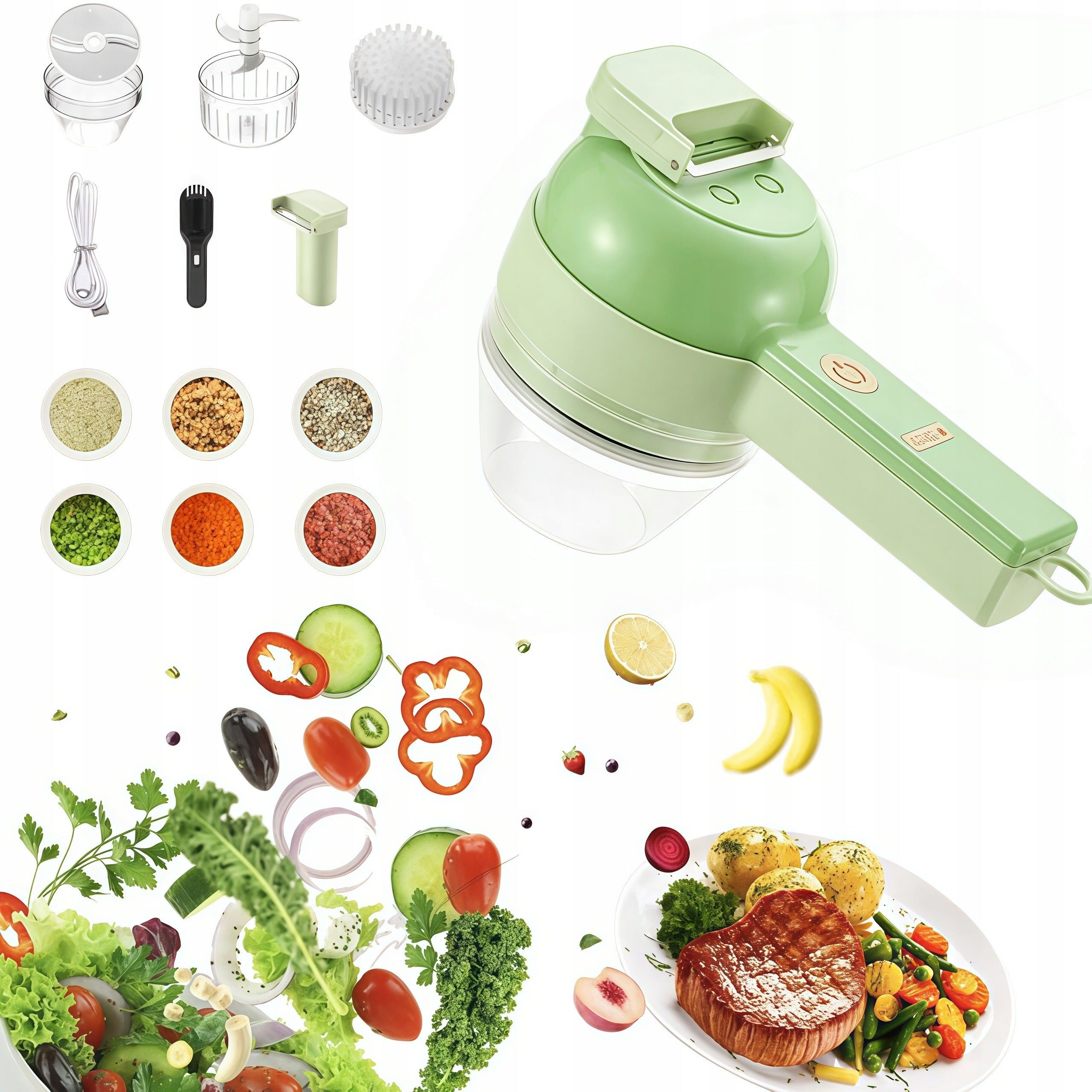 Slicer slicer 5in1 green 40 W 0,200 l