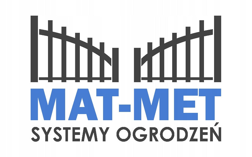 Sliding comb gate modern Zinc+Ral Mat-Met Brand Mat-Met