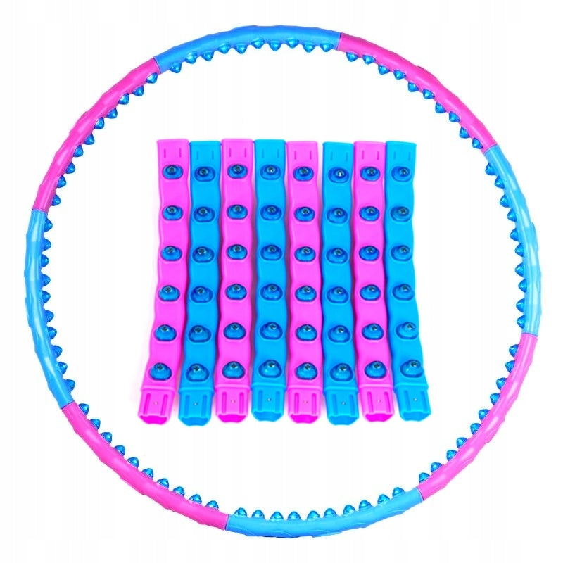 Slimming HULA HOP Magnetic Massager 0,9kg Color pink