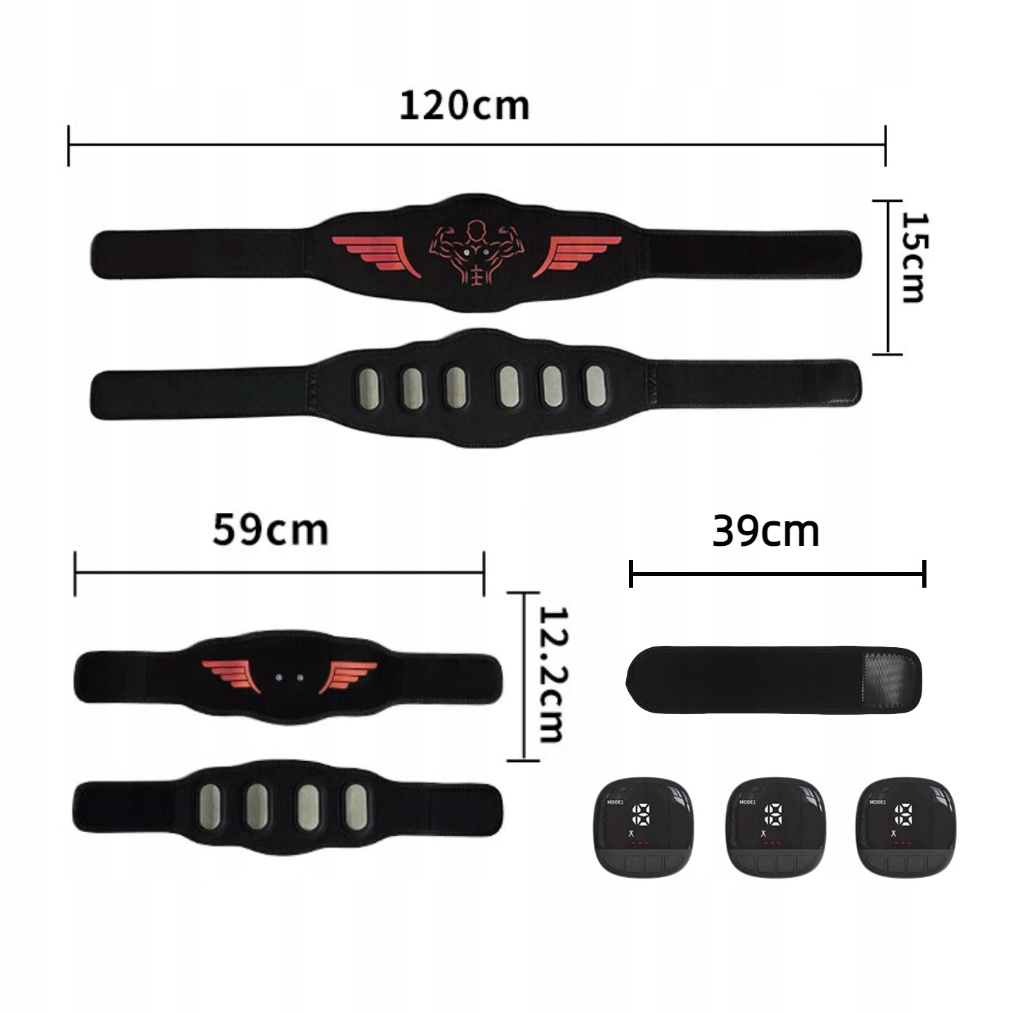 Slimming belt LynkCust FitSenso S2.5 universal size 3PCS Packaging status original