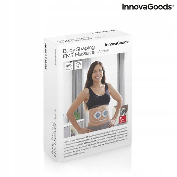 Slimming massager Electrostimulator strengthening muscle InnovaGoods Color blue