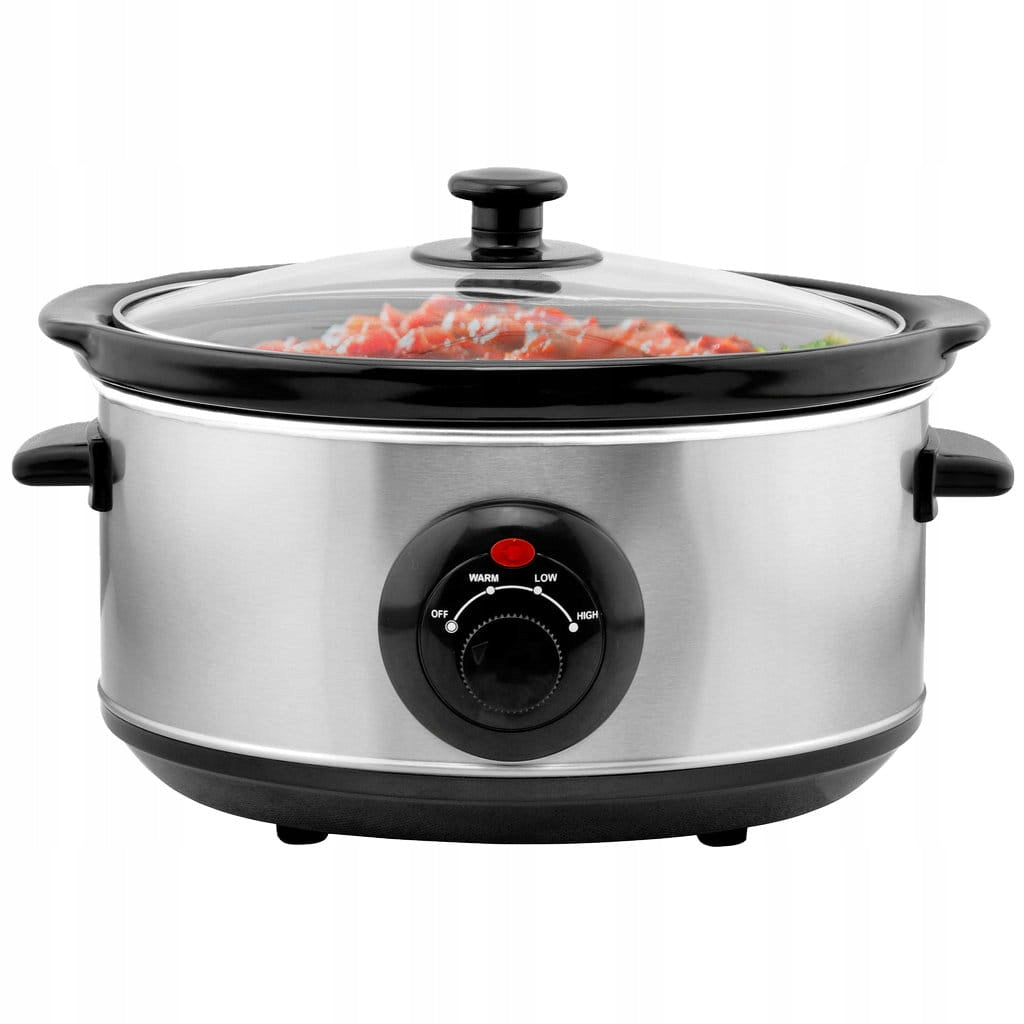 Slow Cooker 3,5 l 200 W - Ceramic Bowl, Glass Cover Brand Menuett
