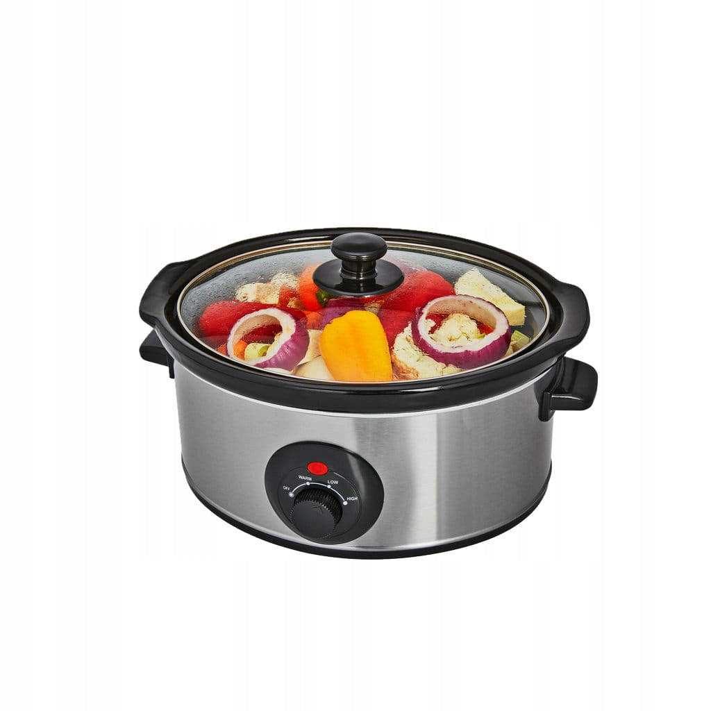 Slow Cooker 3,5 l 200 W - Ceramic Bowl, Glass Cover Device functions temperature control