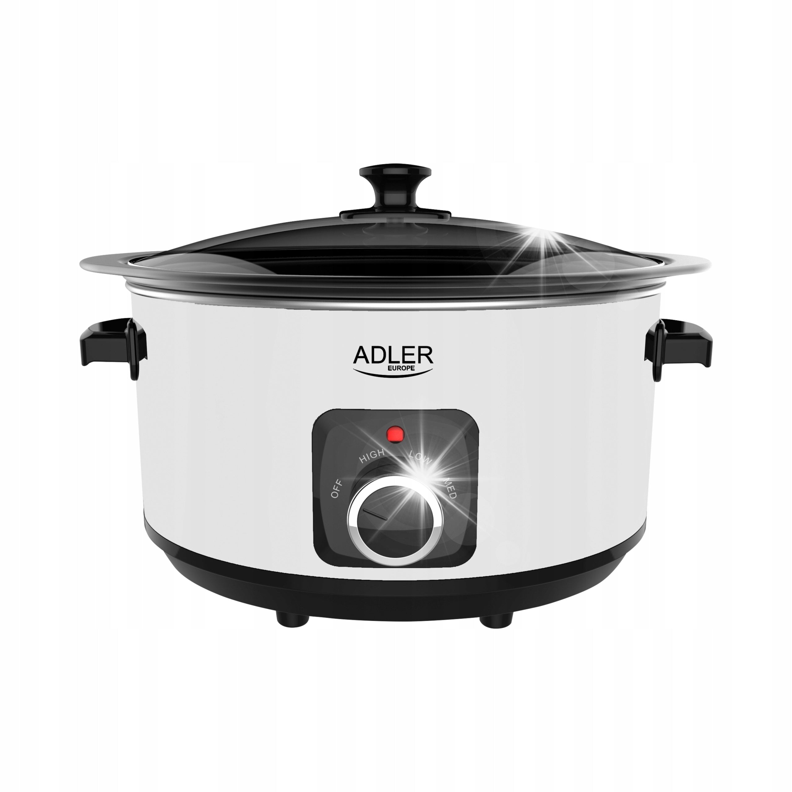 Slow Cooker 5,8L Ceramic Pot 290W Tmperature Adjustment
