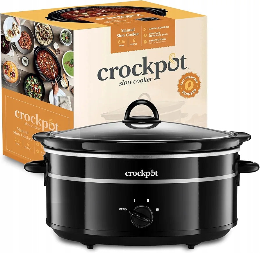 Slow Cooker CROCK-POT 4.7l Black For Slow Cooking