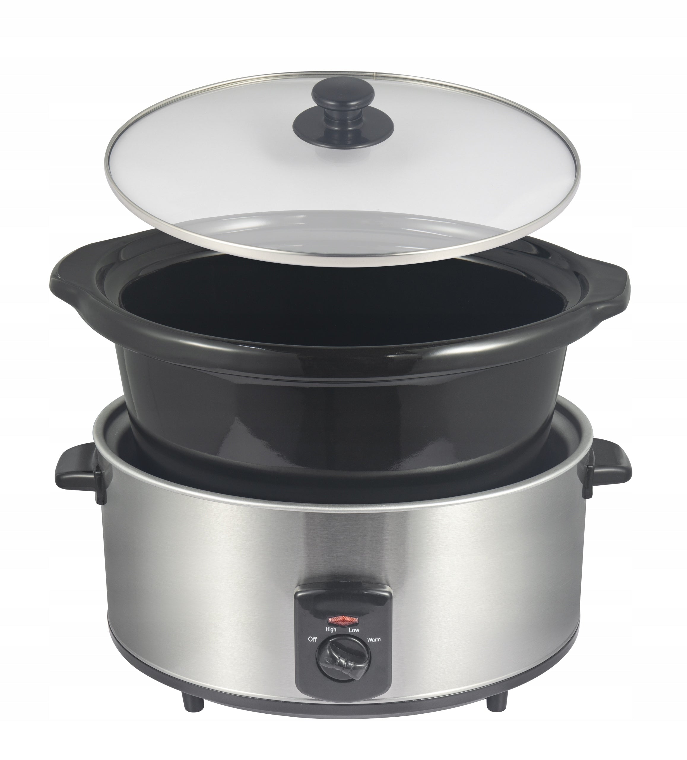 Slow Cooker Ceramic Pot Bowl XL 6l 320w HOT POT Royalty Line Brand Royalty Line