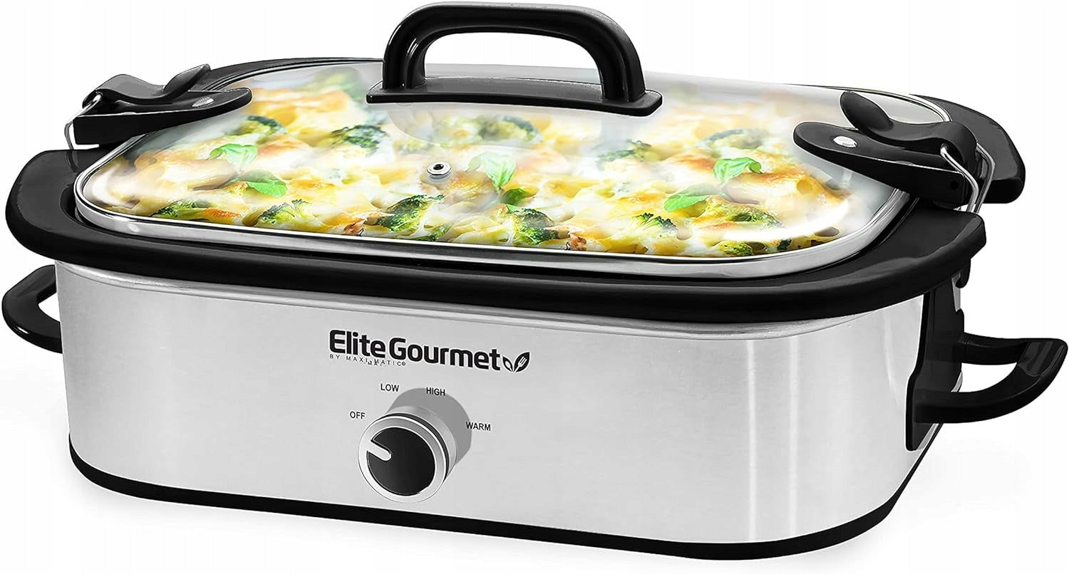 Slow Cooker Elite Gourmet MST-5240SS 3 l silver/grey 3500 W Manufacturer code B0BGJNMYS4