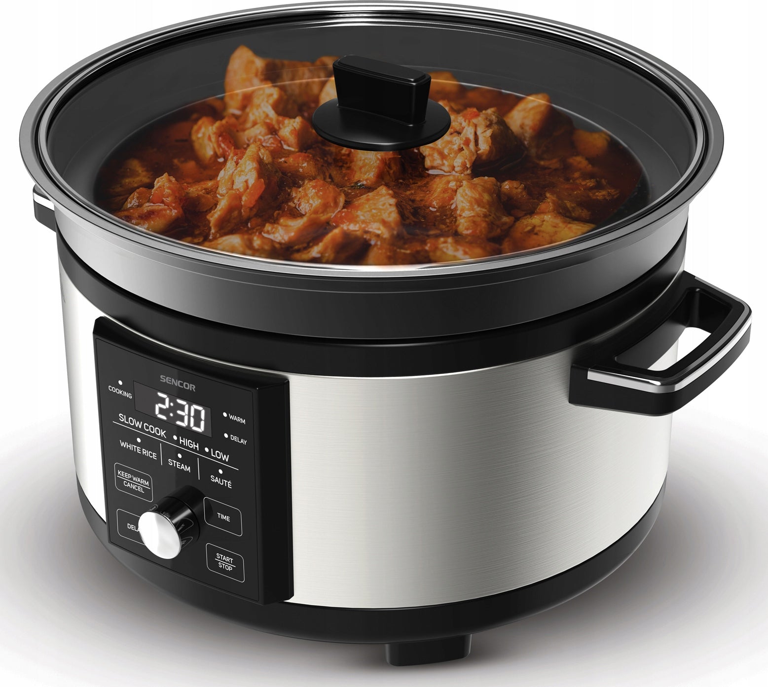 Slow Cooker Sencor SPR5520SS Bowl 5.5L 1000W 5 cooking programs INOX EAN (GTIN) 8590669361120