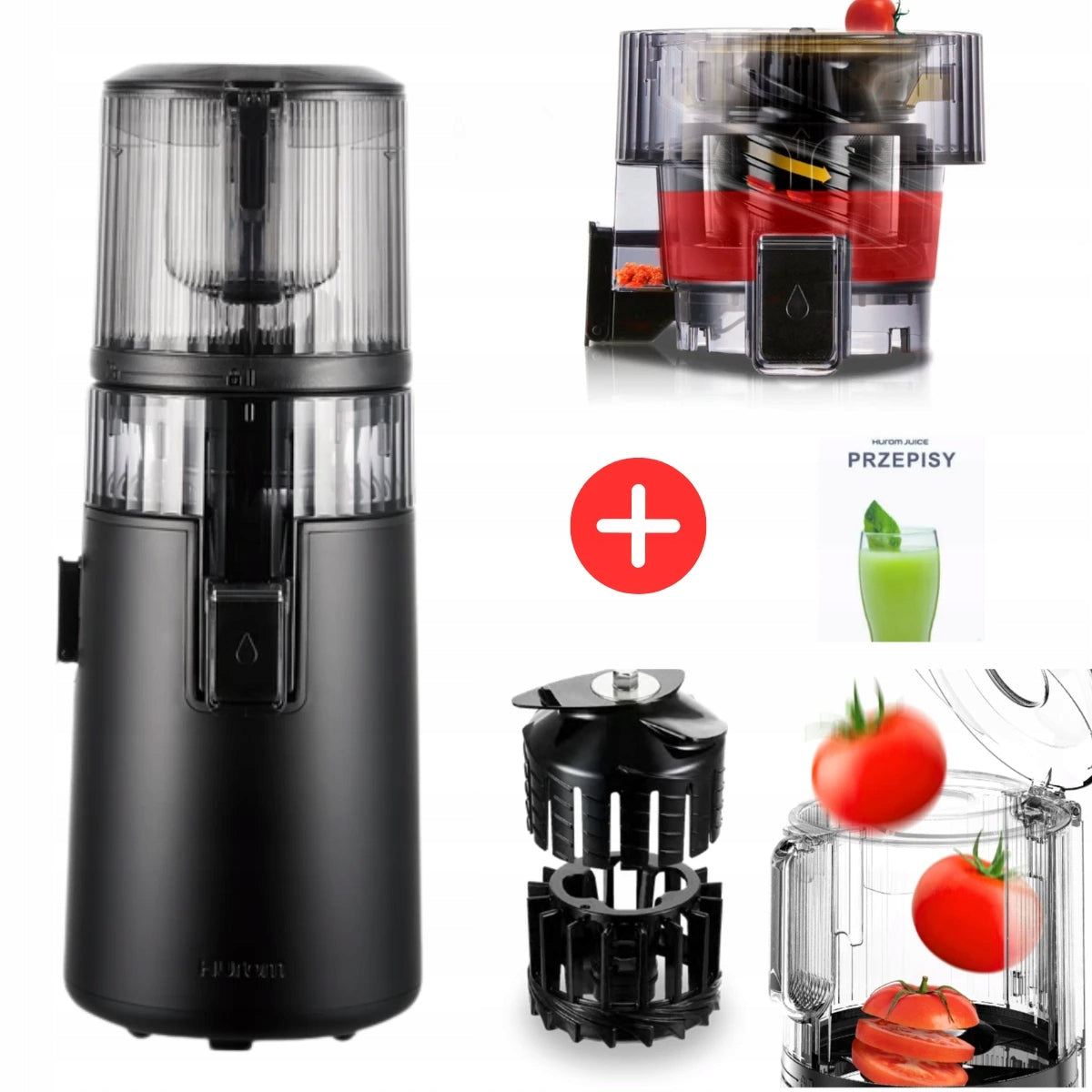 Slow Juicer Hurom H70 FT For Fruit and Vegetable Juices Black