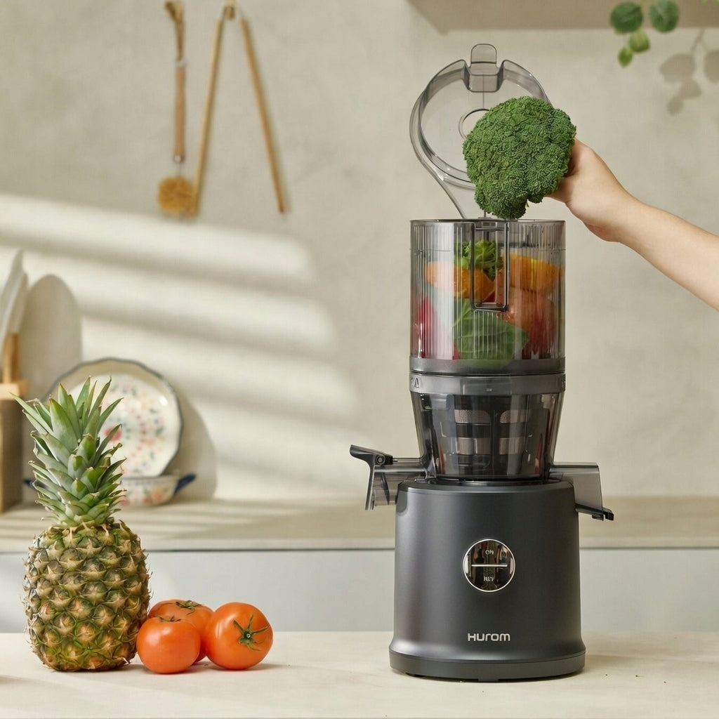 Slow Juicer for Fruit and Vegetable Juices Hurom H80 ST Black Manufacturer code H80ST-GES04MB